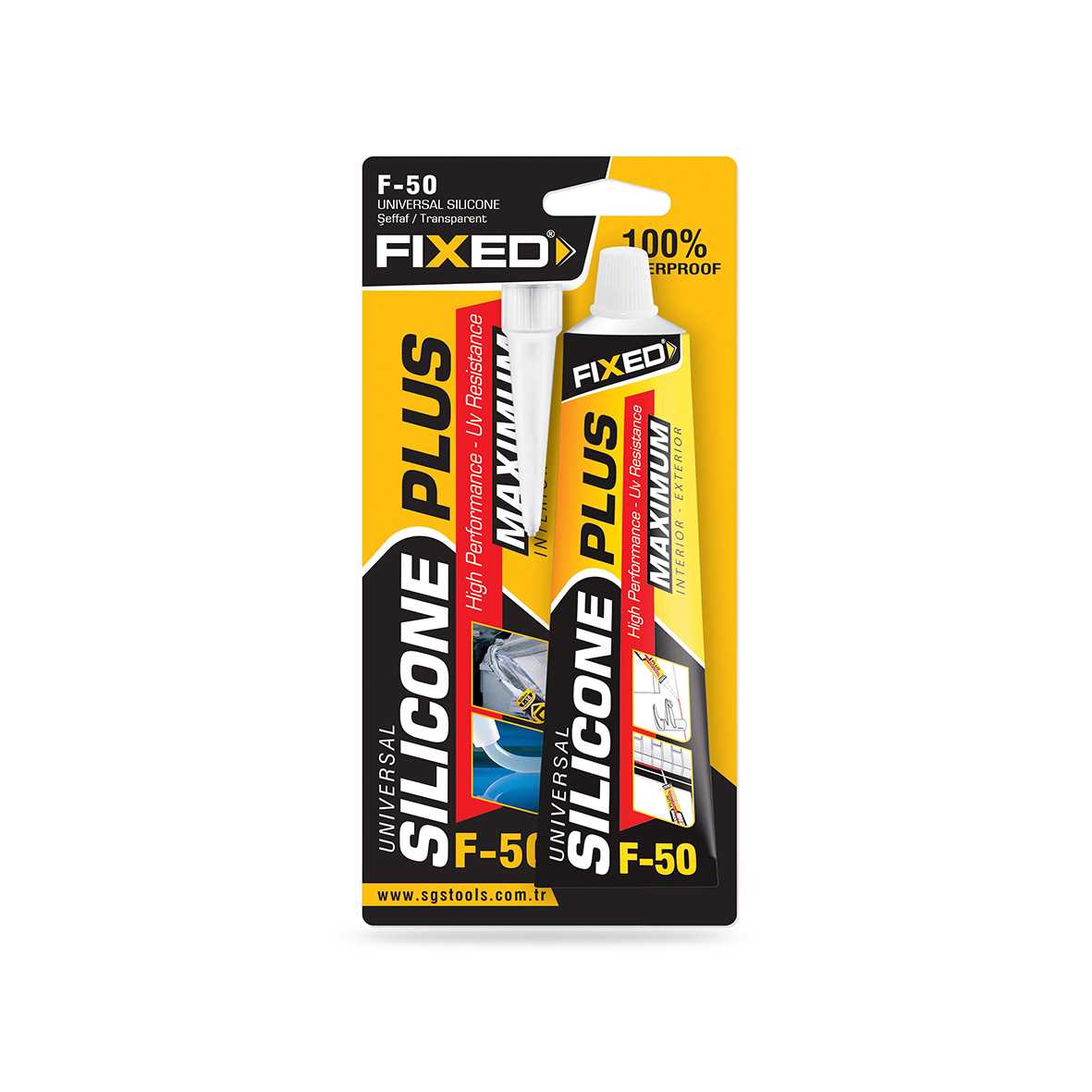 FIXED TÜP SİLİKON BEYAZ 50GR 1