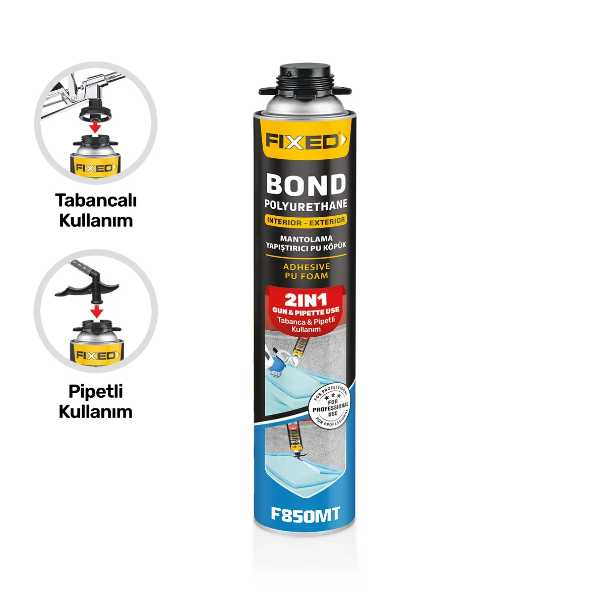 FIXED MANTOLAMA KÖPÜĞÜ TABANCALI 850GR 1