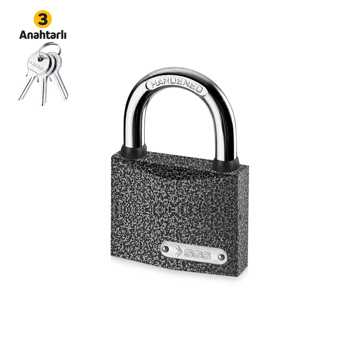 Padlock / Grey Painted 38MM 1