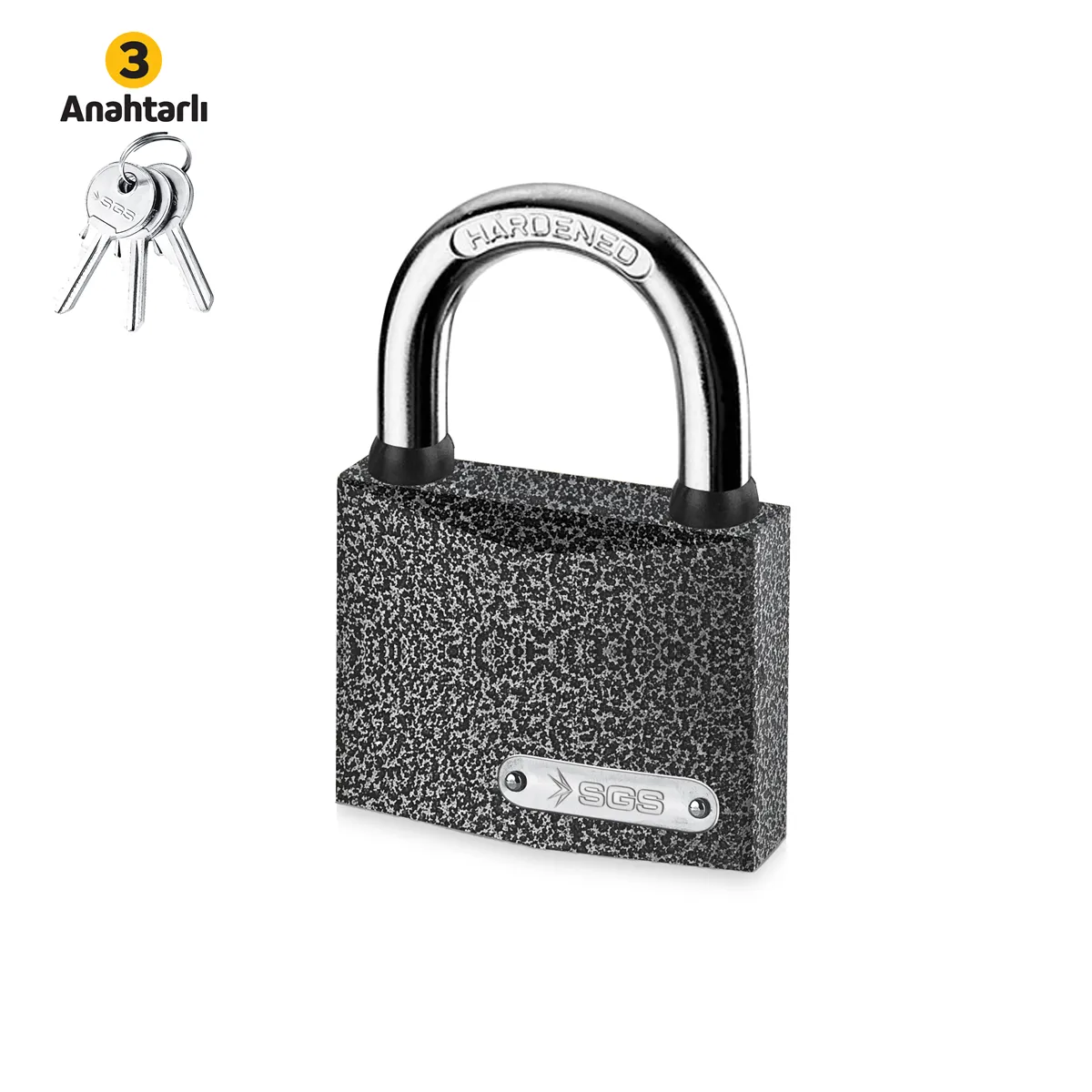 Padlock / Grey Painted 50MM 1