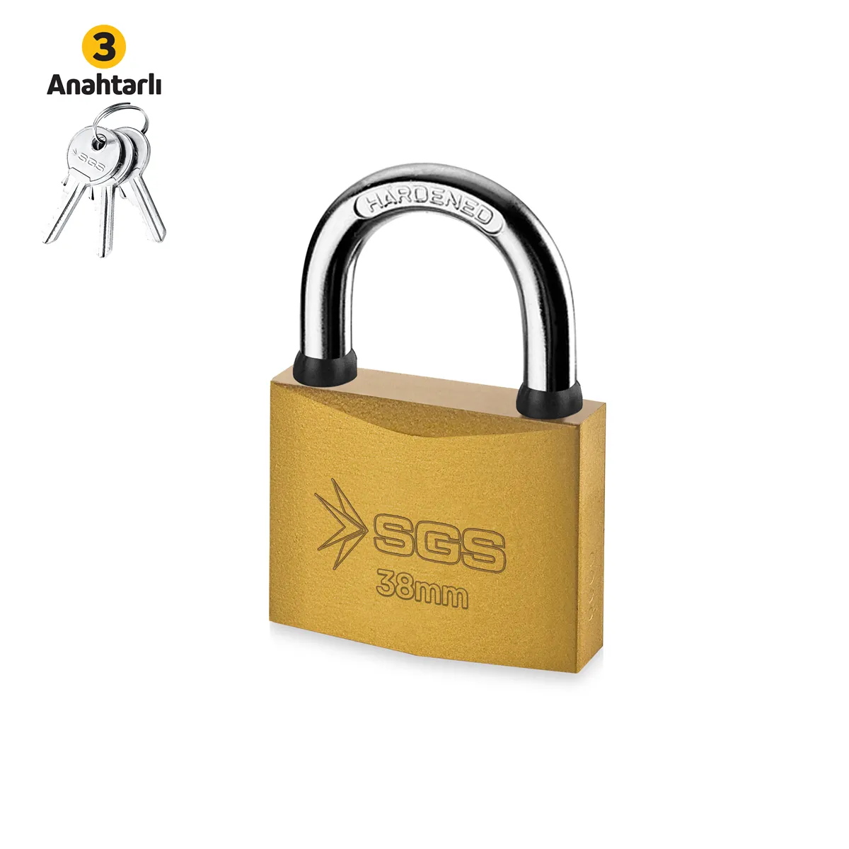 Padlock / Brass Painted 38MM 1
