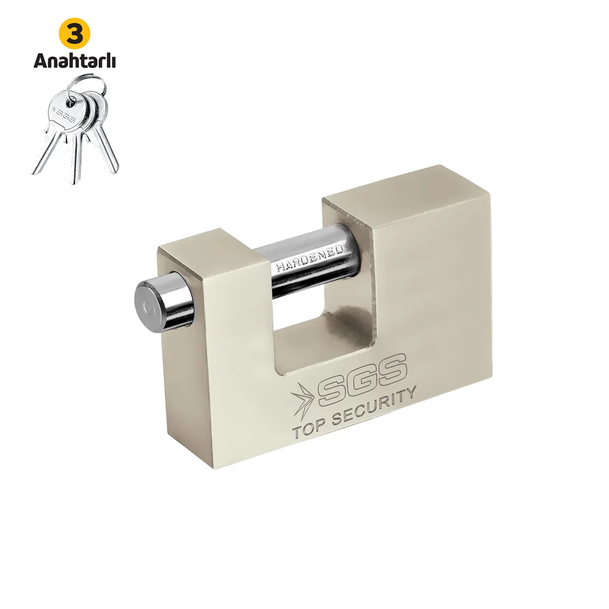 ASMA KİLİT KAYAR MİLLİ SATEN KAPLAMA 80MM 1