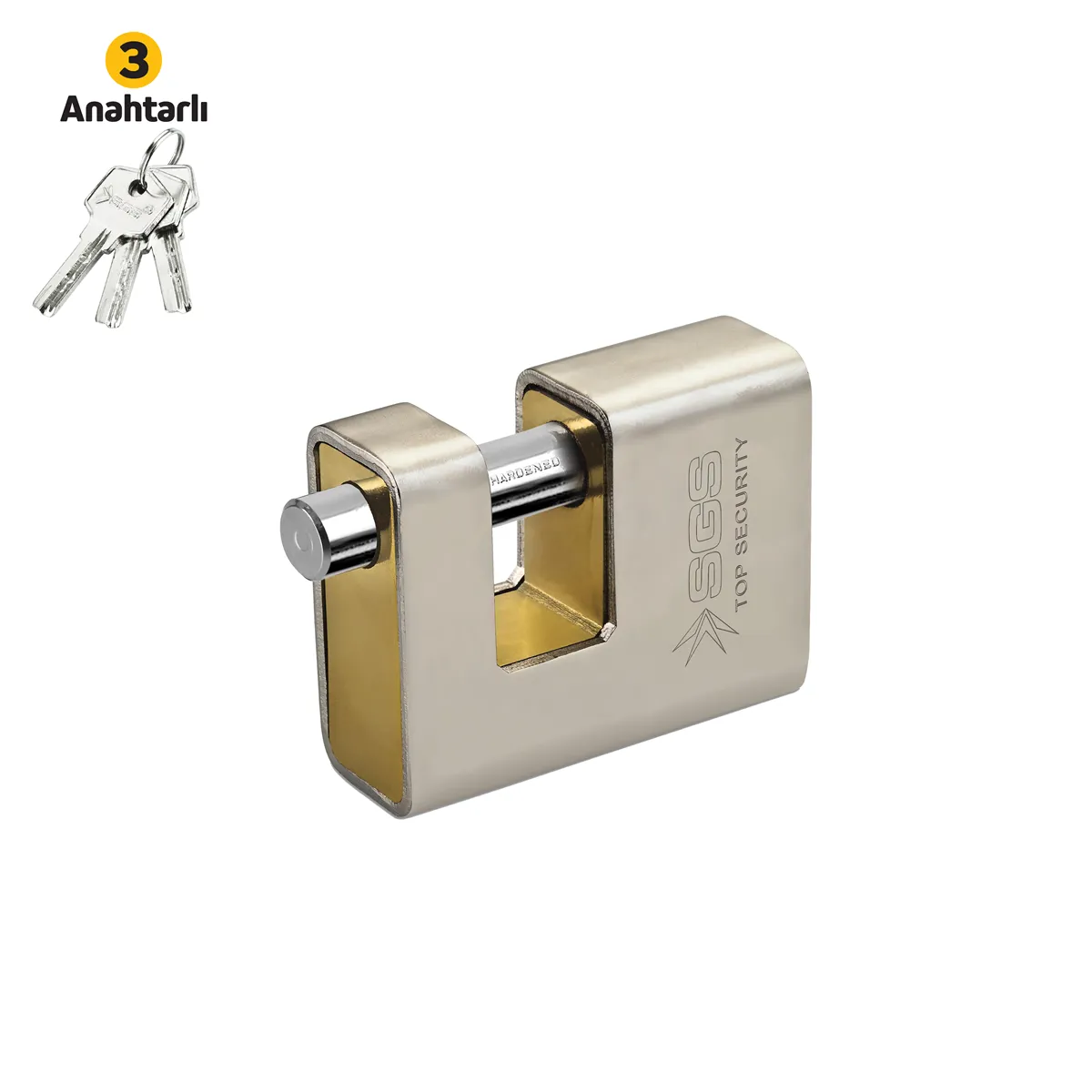 Rectangular padlock Half Shell Cover 70MM 1