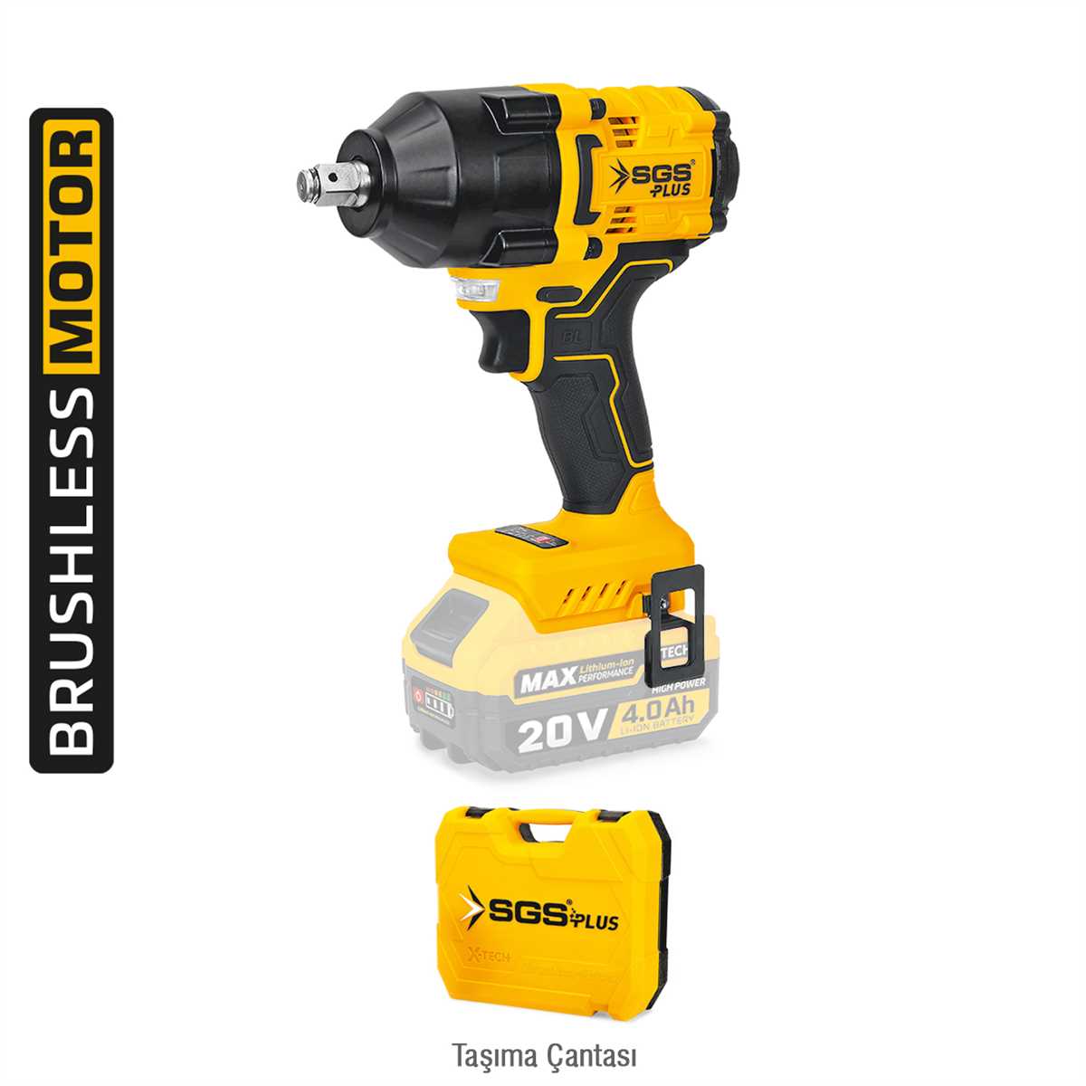 DARBELİ SOMUN SIKMA 650 Nm Tork (KÖMÜRSÜZ MOTOR) (SOLO MAKİNA) 1