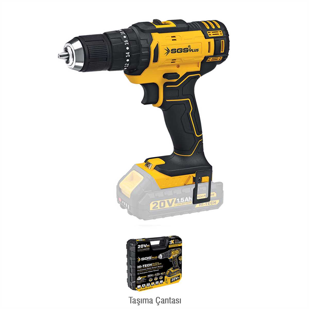 AKÜLÜ DARBELİ MATKAP 20 VOLT (SOLO MAKİNA) 1