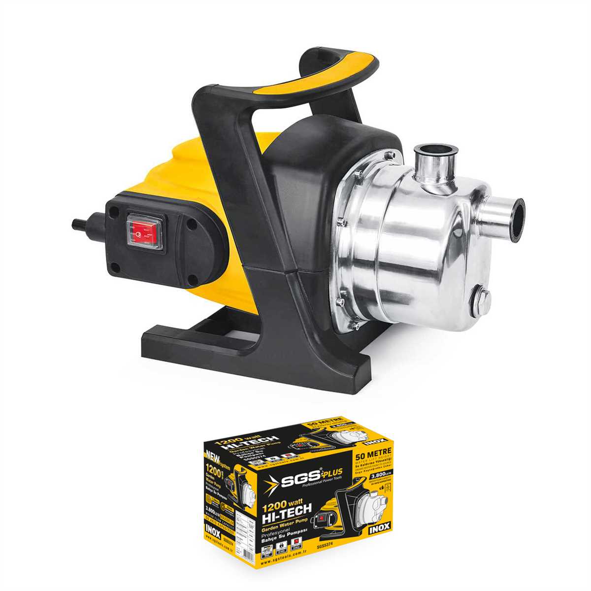 BAHÇE POMPASI 1200 WATT (INOX) 1