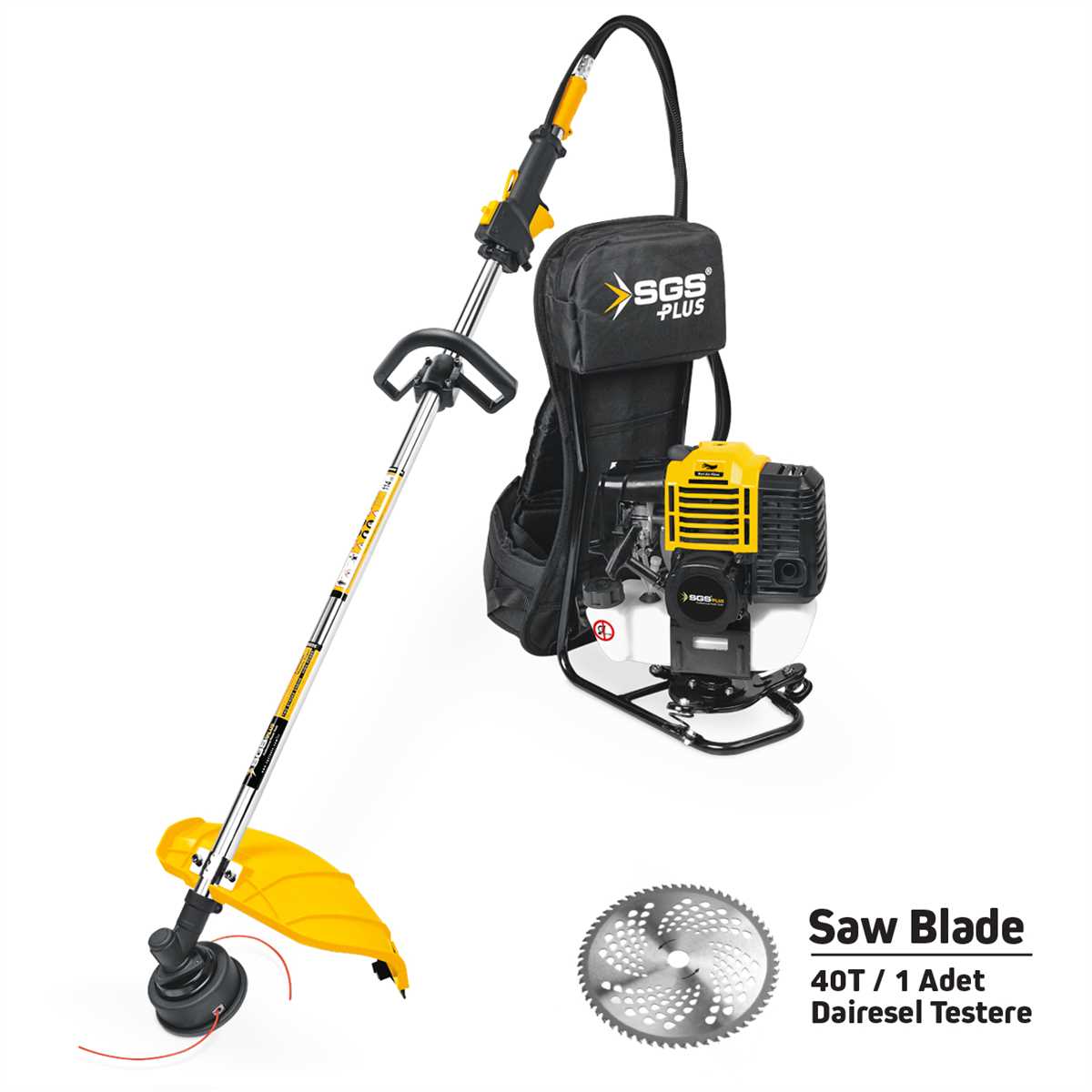 MOTORLU TIRPAN SIRT TİPİ 52 CC 1.6 KW 1