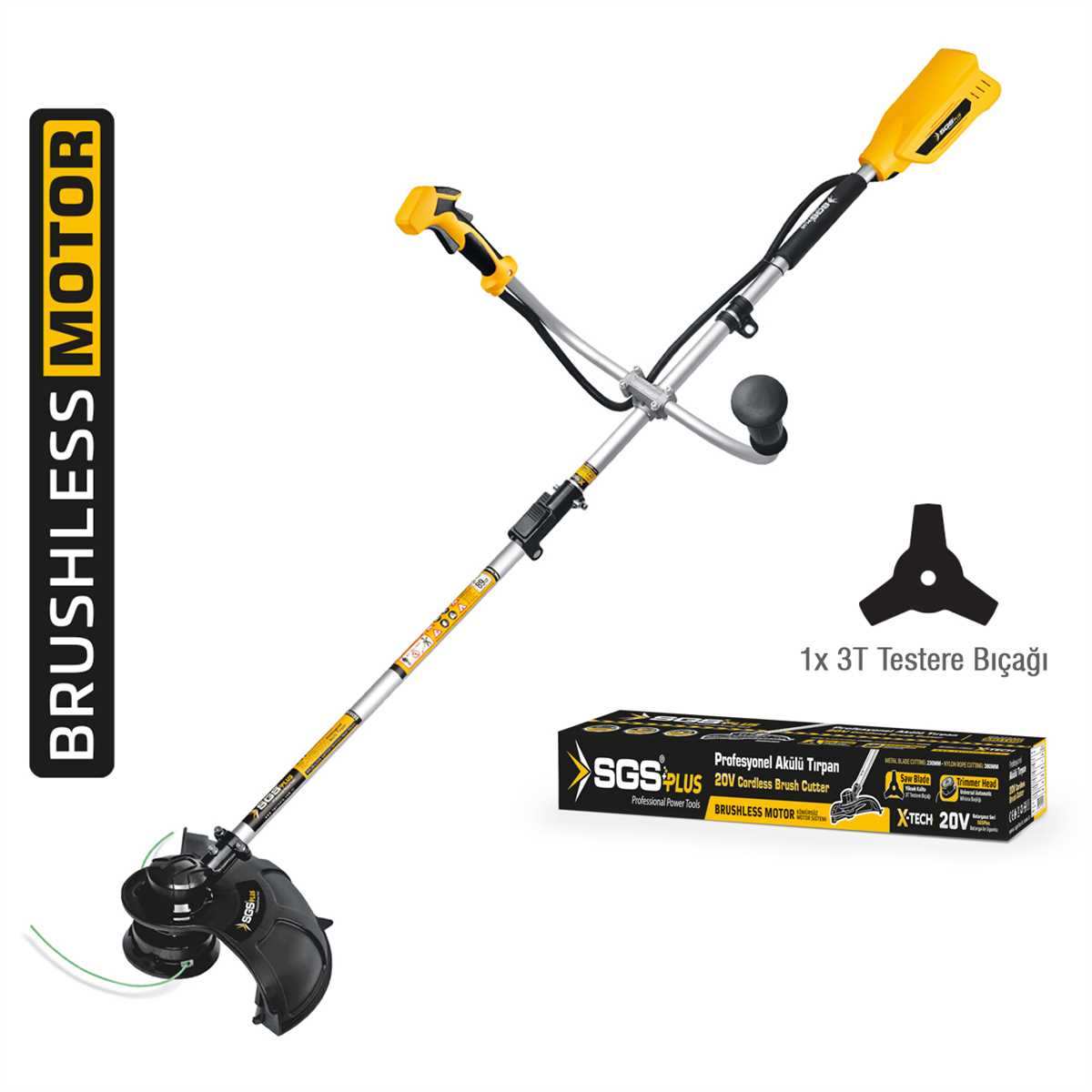 AKÜLÜ TIRPAN  20V  (KÖMÜRSÜZ MOTOR) (SOLO MAKİNA) 1