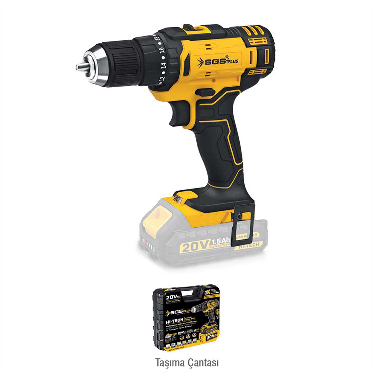 AKÜLÜ VİDALAMA  20 VOLT (1.5Ah) (SOLO MAKİNA) 1