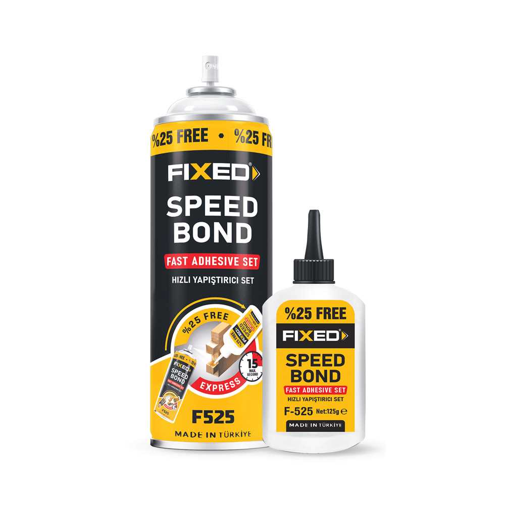 FIXED PROFESYONEL HIZLI YAPIŞTIRICI 500+125 1
