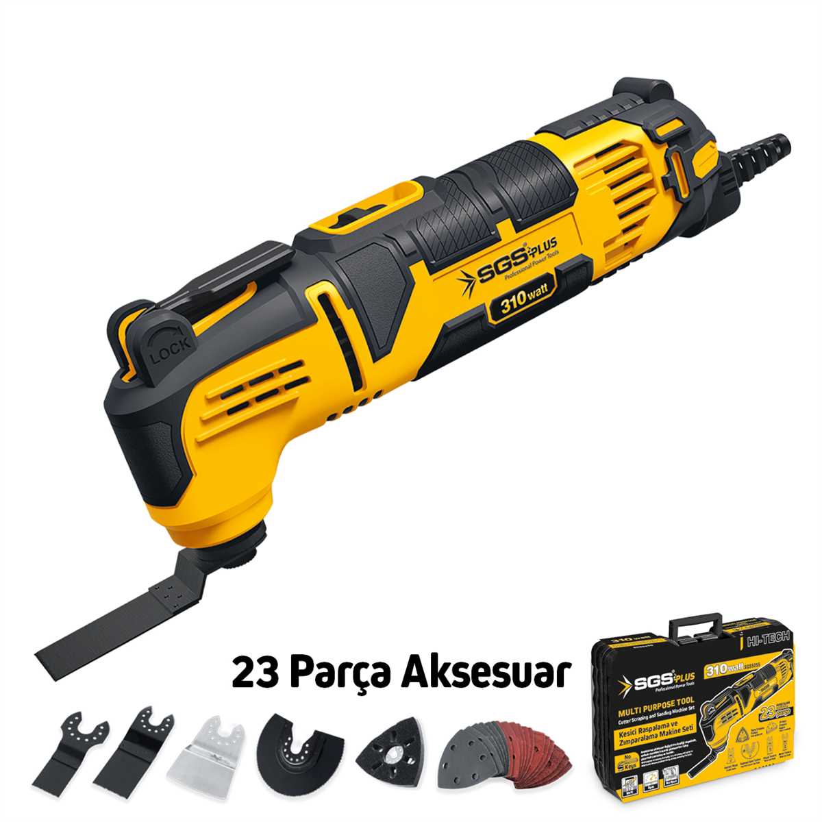 MULTI-TOOLS KESİCİ VE RASPALAMA MAKİNESİ 310 Watt 1