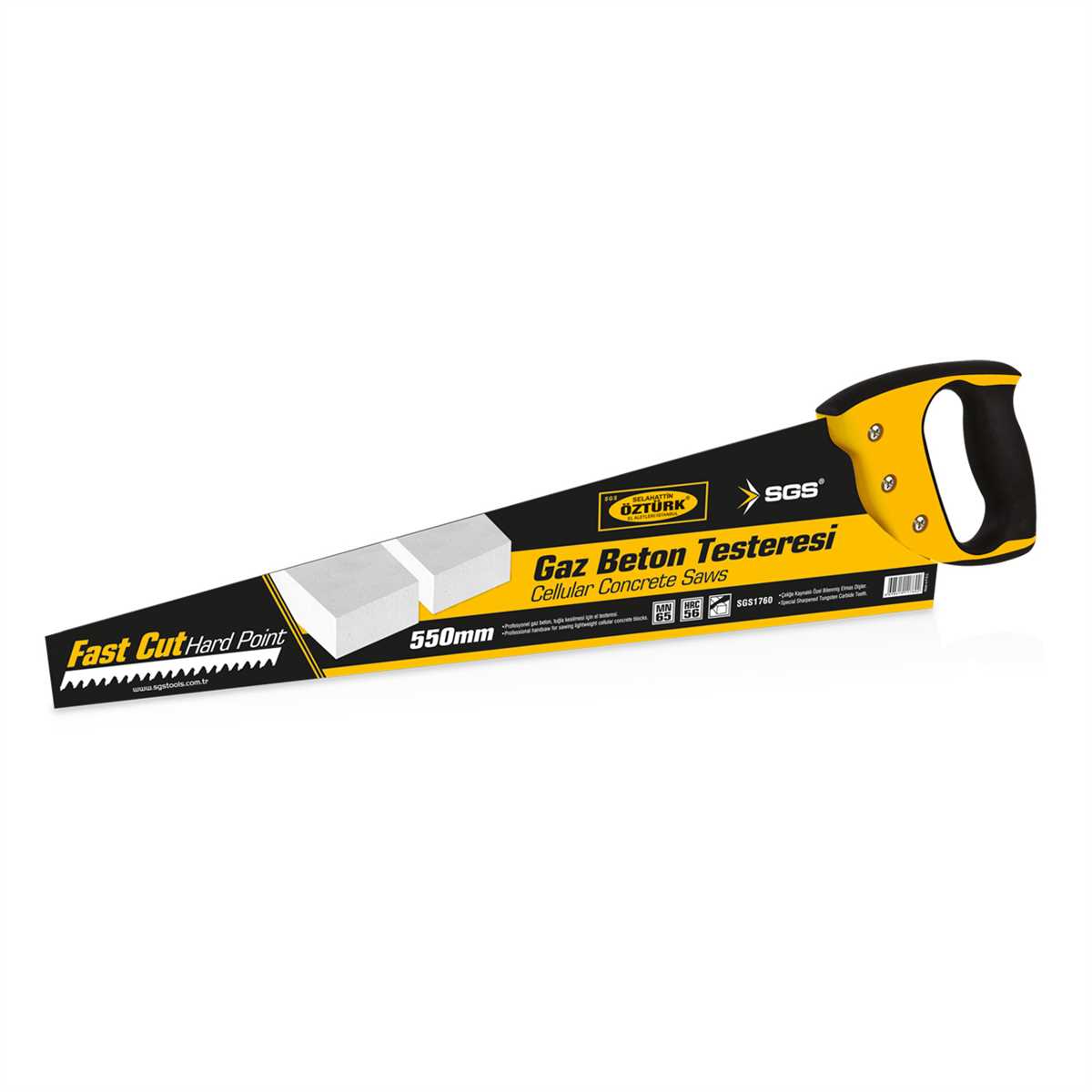 GAZ BETON TESTERESİ ELMASLI 550MM 1
