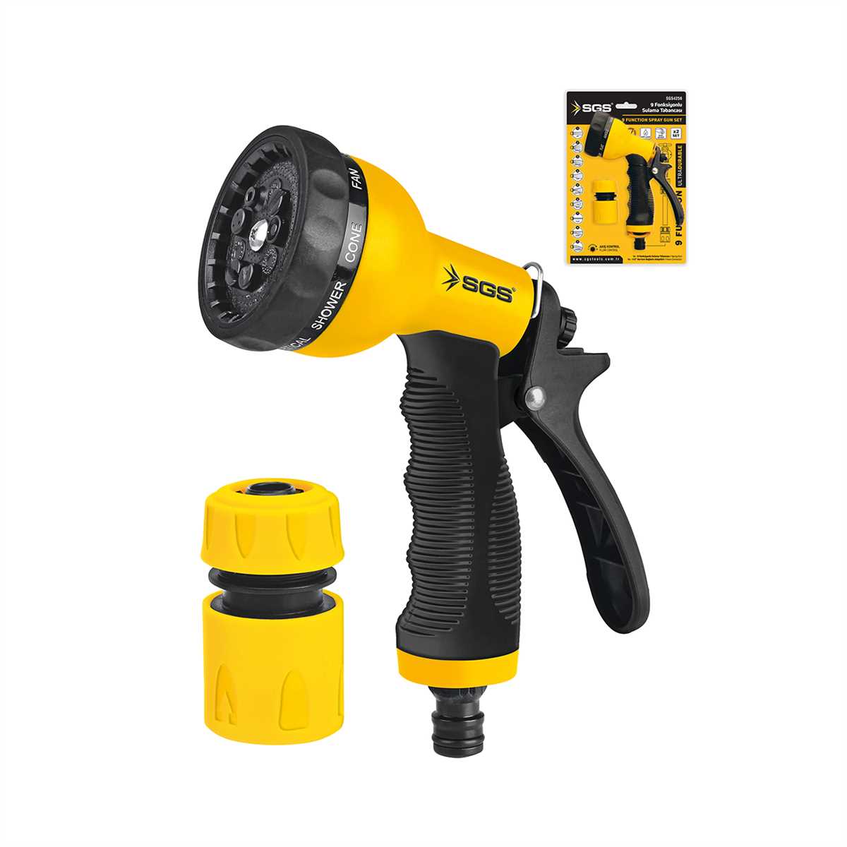 9 FONKSİYONLU SULAMA TABANCASI (2 PARÇA SET) 1