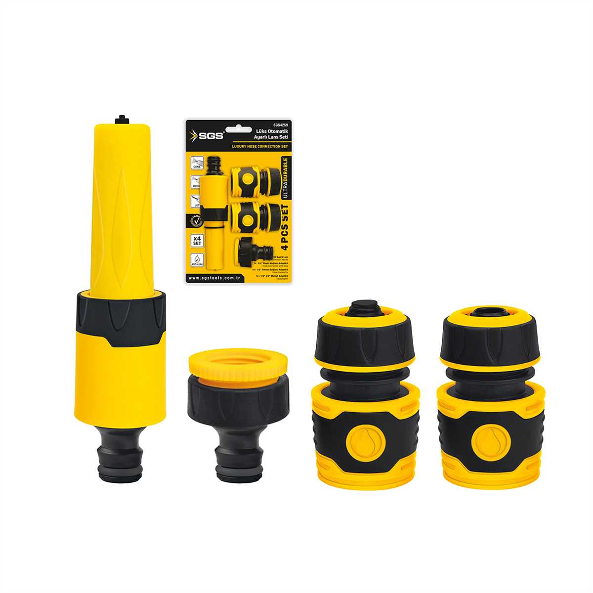 Luxury Hose Connection Set 4 Pcs. 1