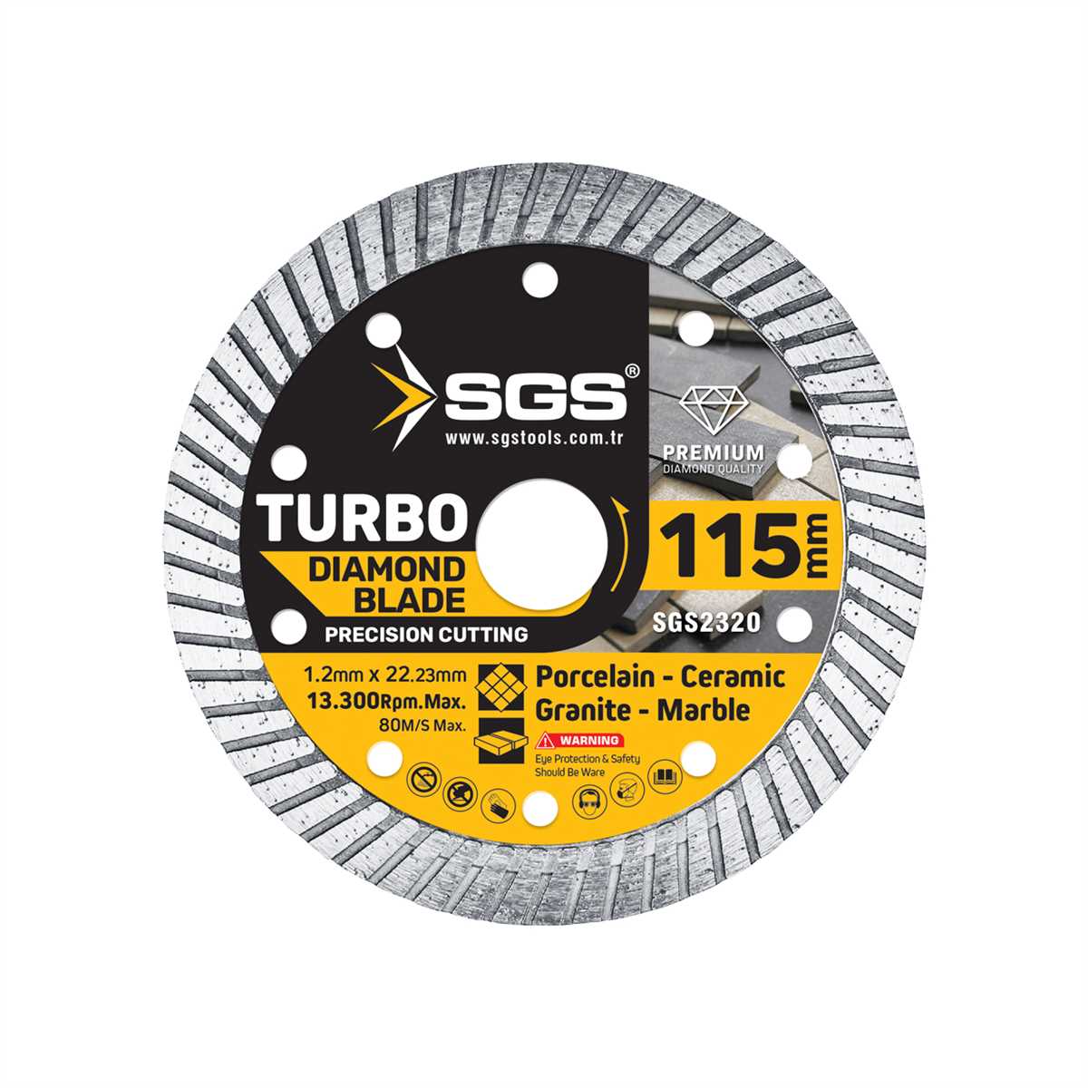 Turbo Diamond Ultra Thin Smooth Precision Cutting Disk 115*1,2MM 1