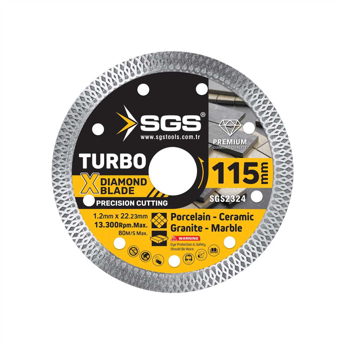 TURBO ELMAS HASSAS KESİCİ (115*1,2 MM) 1