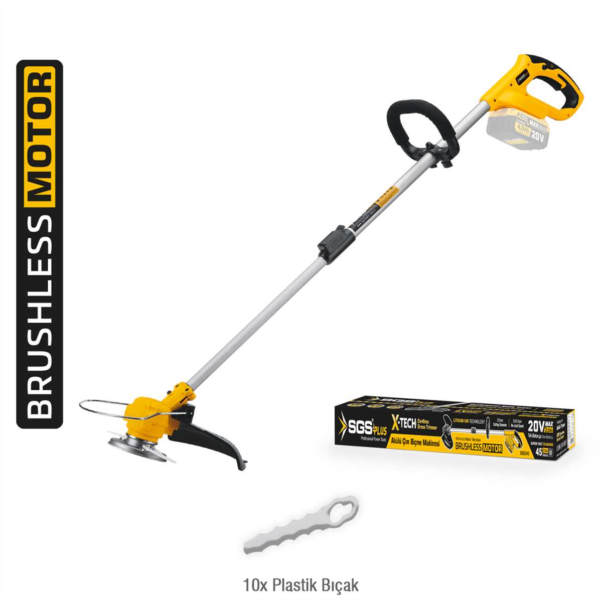 X-TECH Cordless Brush Cutter Set 20V 1