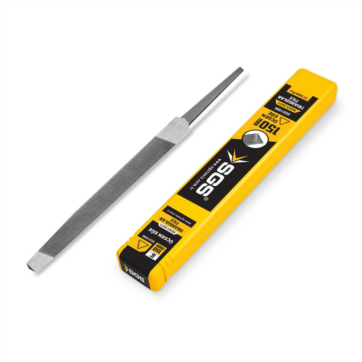 ÜÇGEN EĞE REGULAR KALIN DİŞ 150 MM 6'' 1