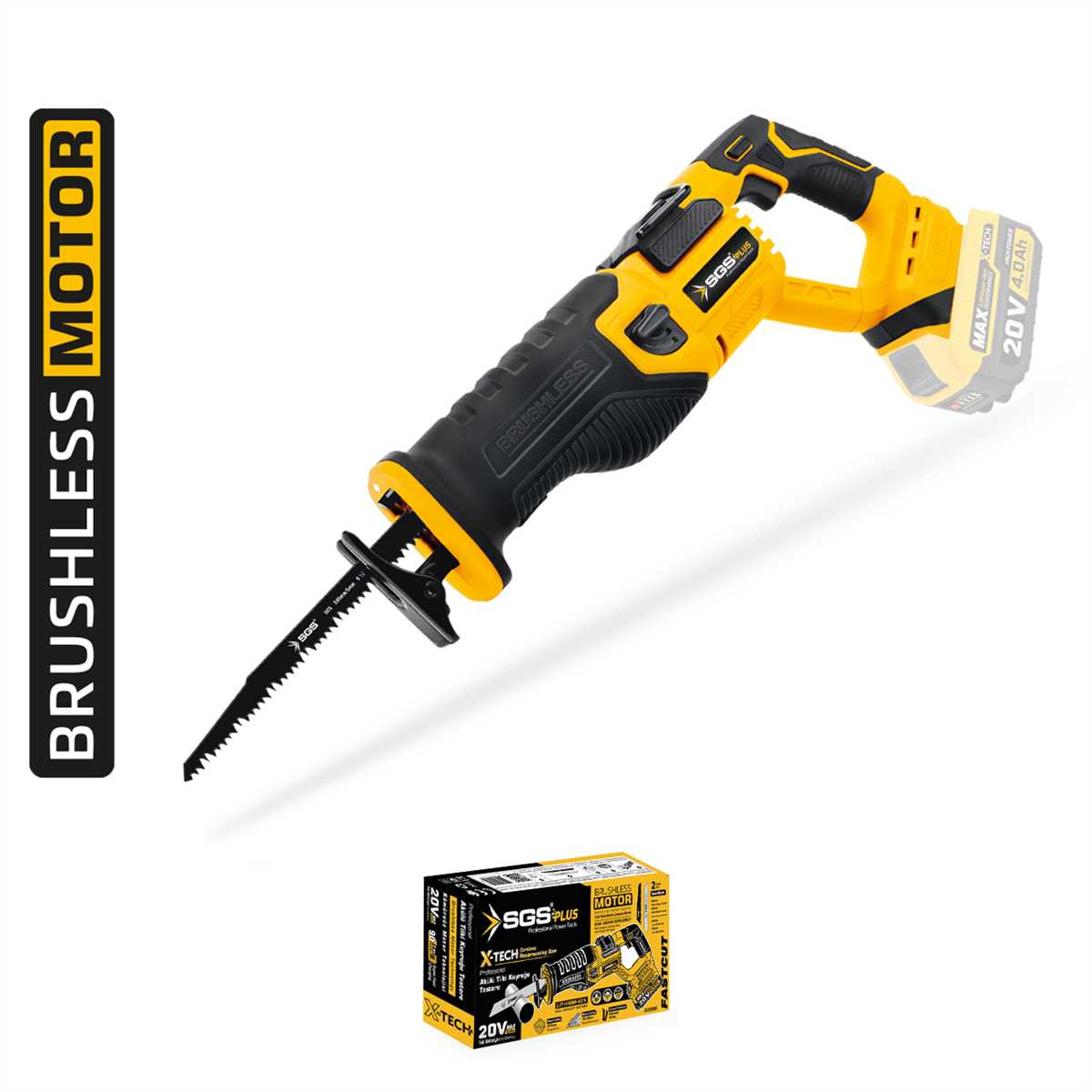 AKÜLÜ TİLKİ KUYRUĞU SETİ 185 MM  (KÖMÜRSÜZ MOTOR) (SOLO MAKİNA) 1