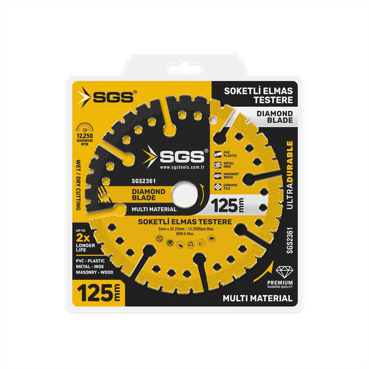 MULTI MATERIAL DIAMOND BLADE 125 MM 1