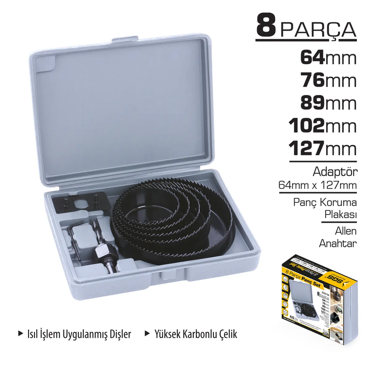PANÇ SETİ 8 PARÇA 1