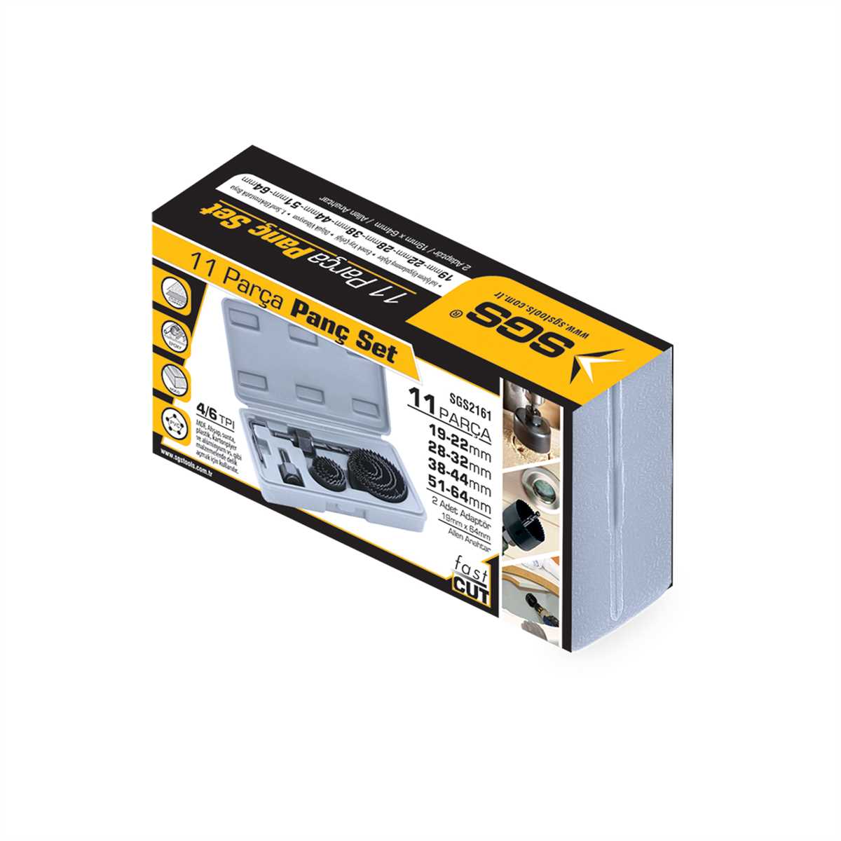 11 Pcs Wood Hole Cutter Set 1