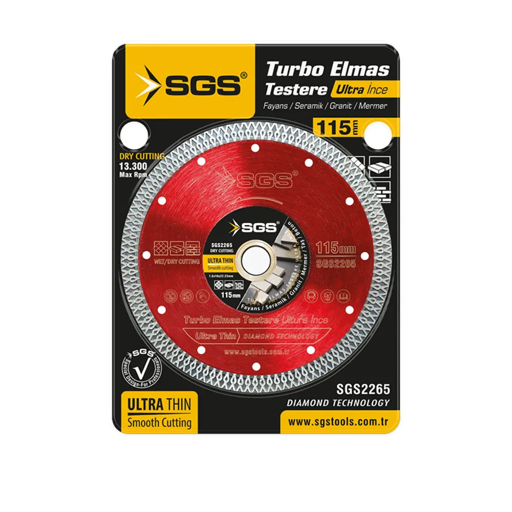 TURBO ELMAS TESTERE (ULTRA HASSAS KESİCİ) (115MM) 1