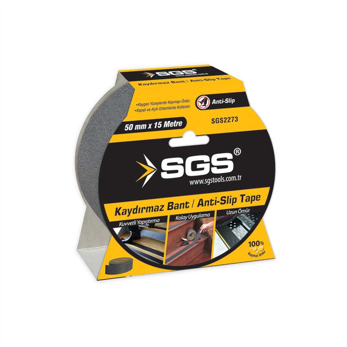 MERDİVEN KAYDIRMAZ BANDI 50MM*15MT 1