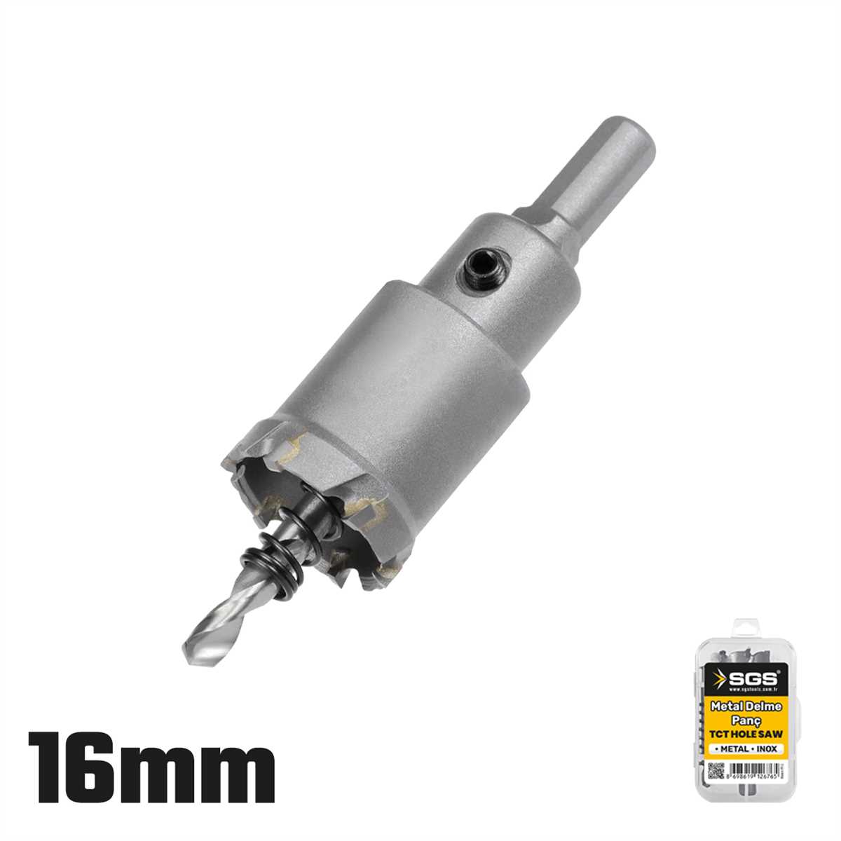 TCT METAL-INOX DELME PANÇ SETİ 16 MM 1