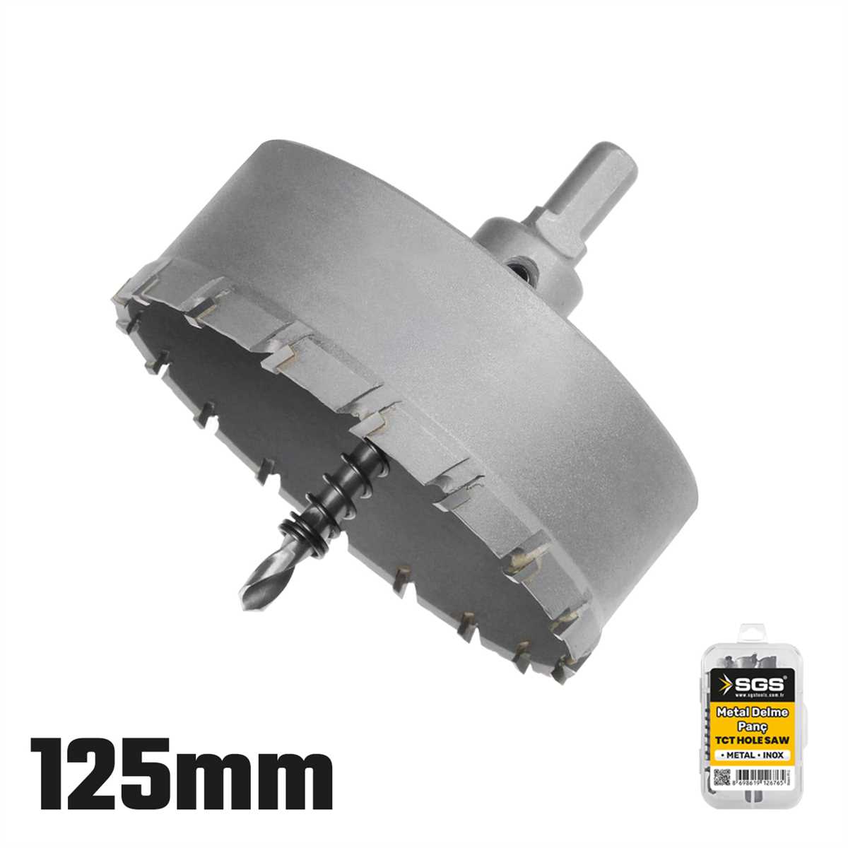 TCT METAL-INOX DELME PANÇ SETİ 125 MM 1