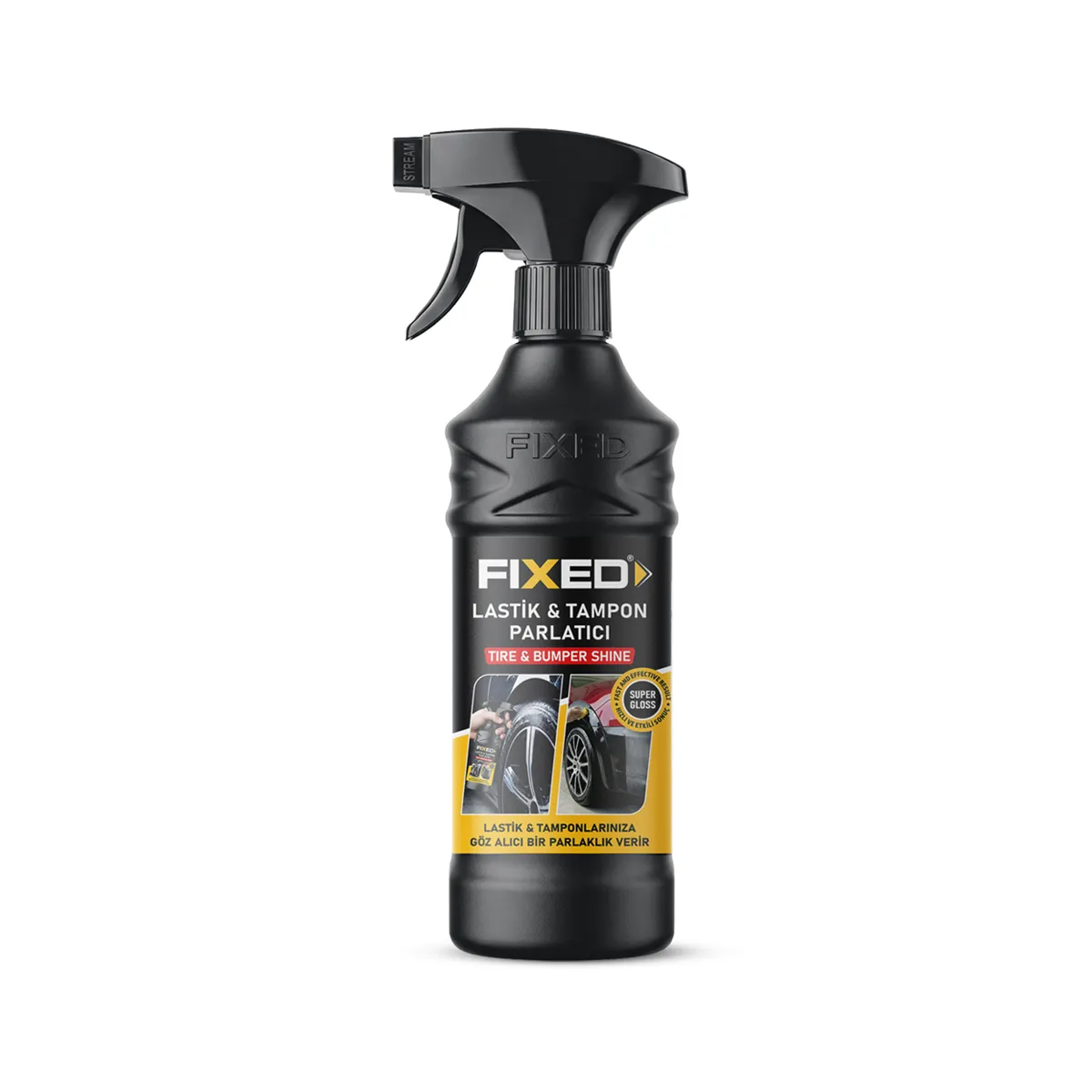 FIXED CAR LASTİK VE TAMPON PARLATICI 500 ML 1