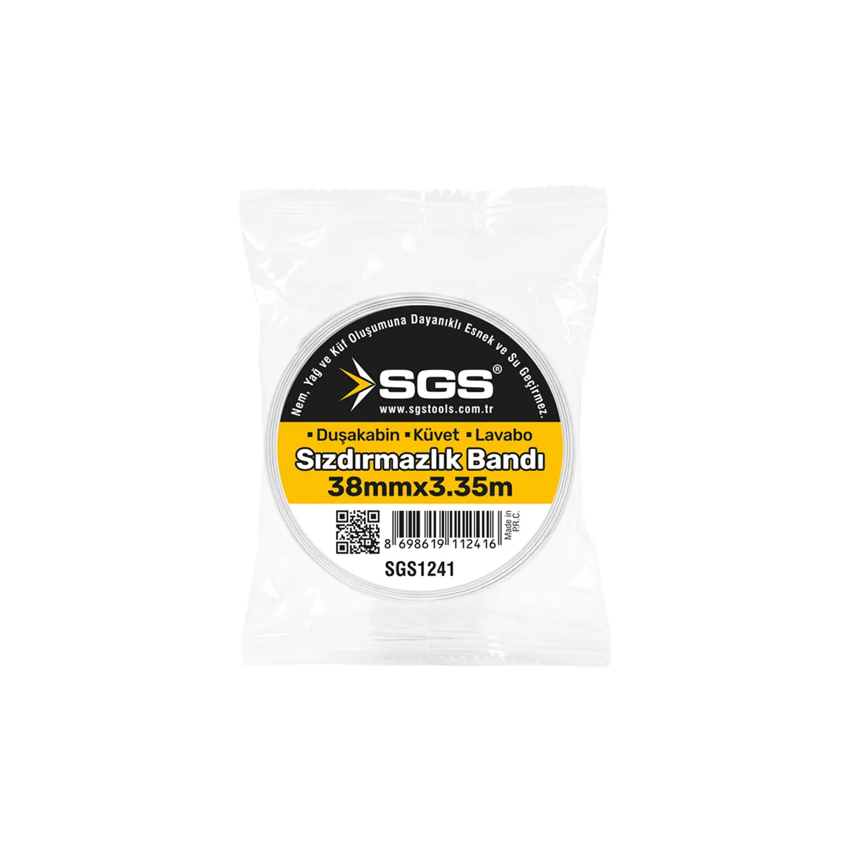 KÖŞE SIZDIRMAZLIK BANDI (AKRİLİK) 38MM*3,35 MT. 1