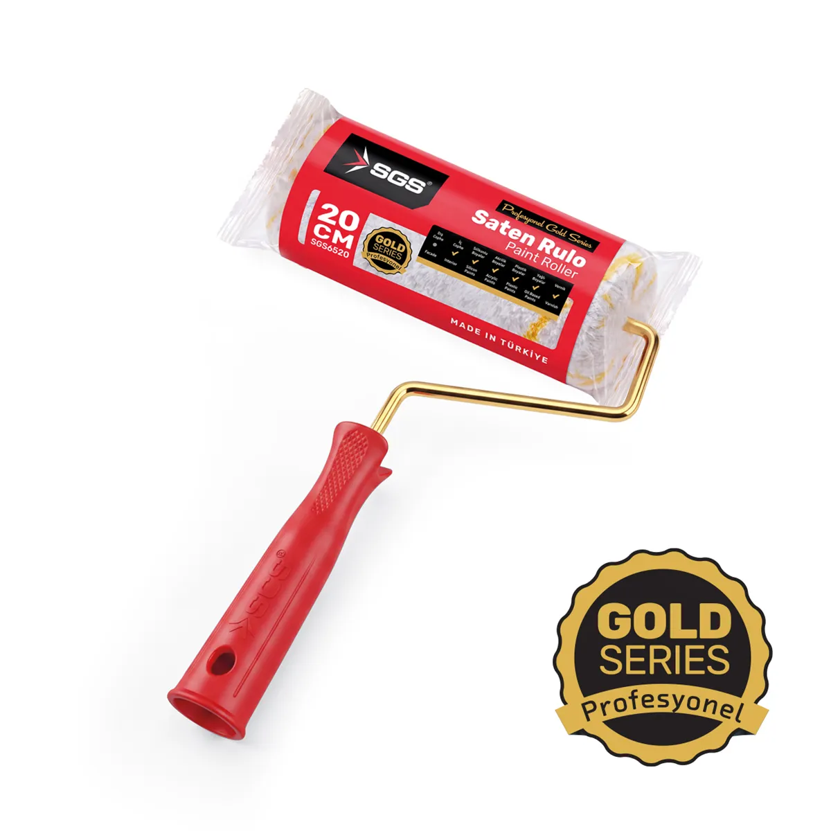 SGS PROFESYONEL SATEN GOLD RULO 20 CM 1