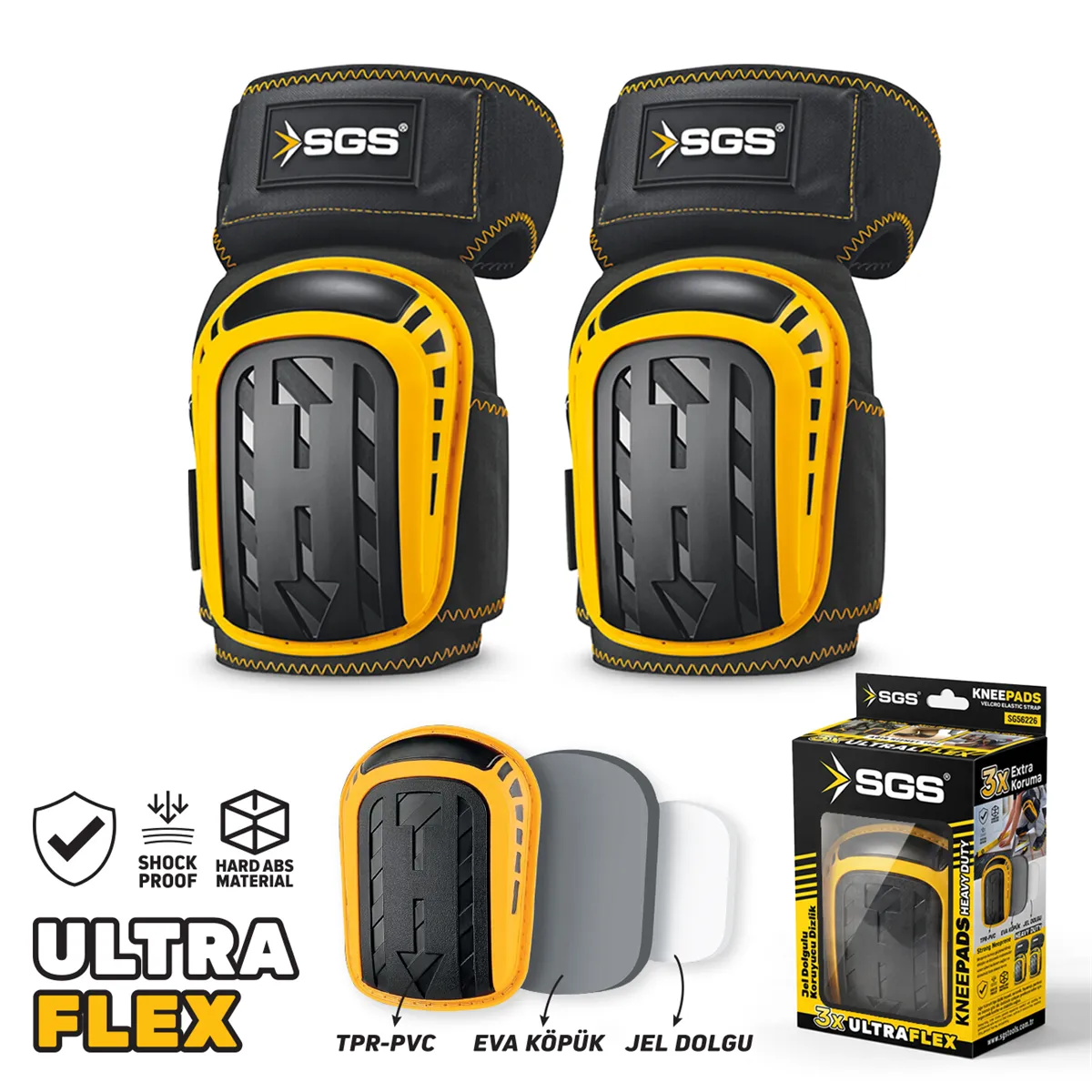 KNEEPADS ULTRA FLEX JEL 1