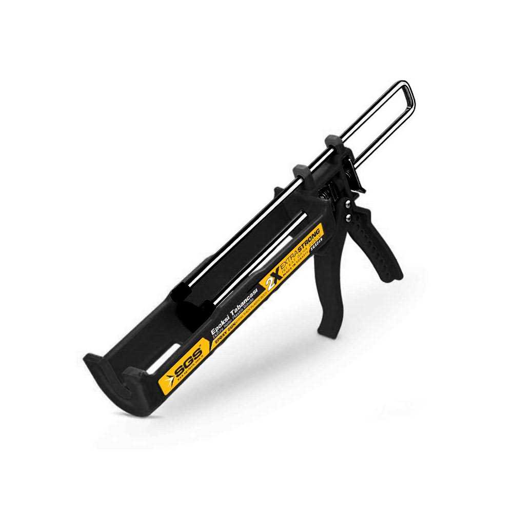 EPOKSİ SİLİKON TABANCASI PLASTİK(SİYAH) 1