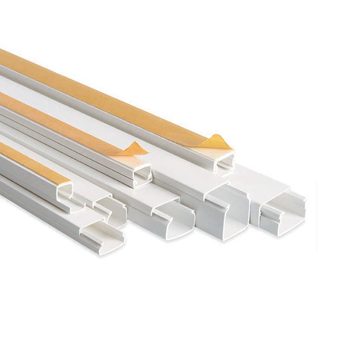 Cable Trunking Box (Self Adhesive) (Price/Meter) 12*12 MM	 1