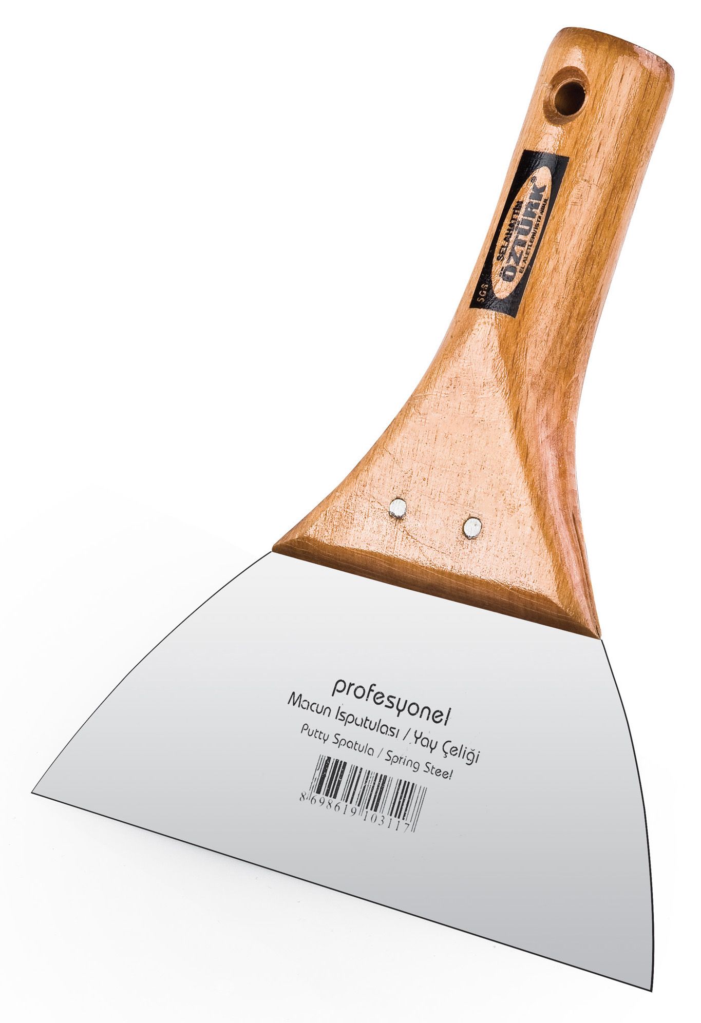 Putty Spatula Wooden Handle 6cm 1