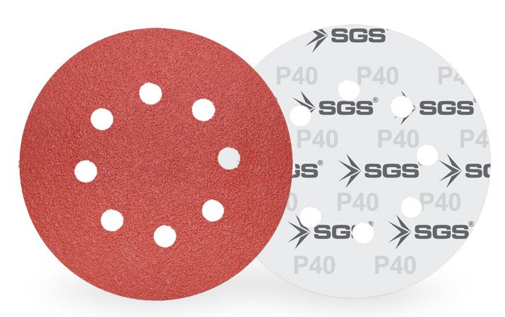 Velcro Sander Disc 8 Hole 115 mm P60 Aliminium Oxide 1