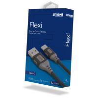 Simex Universal Type C SPK-09 Flexi 1mt  Data Kablosu Siyah - 11