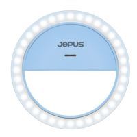 Jopus RK12   Şarjlı Led Lambali Selfie Işığı Açik Mavi - 18
