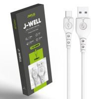 Jopus Universal Type C JO-DK9 J-WELL 1mt  Data Kablosu Beyaz - 1