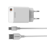 Simex Universal Type C SPS-04 Quark 2in1  Qualcomm 3.0 18W Sarj Seti Beyaz - 5