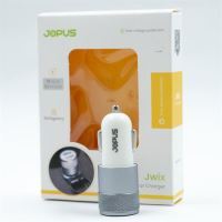 Jopus  Universal JO-A6 Jwix Usb Baslik  3100 mAh Araç Sarji Açik Gri - 1