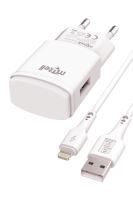 Mytell  Lightning MY-C12 2in1 Qc 18W  Sarj Seti Beyaz - 1