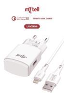 Mytell  Lightning MY-C12 2in1 Qc 18W  Sarj Seti Beyaz - 2
