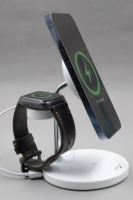 Simex Apple Wireless Dock SPS-05 Triplo 3 lü   Sarj Cihazi Beyaz - 2