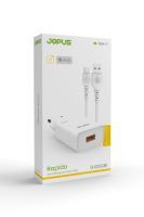 Jopus Type-C JO-S04 Rapido  Qc 3.0 18W Ev Sarj Cihazi Beyaz - 3