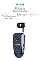 Jopus Rolendo Mikrofonlu Makarali  Bluetooth Kulaklik Lacivert - 5