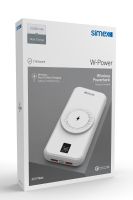 Simex S-33 W-Power 22,5W 10000mAh Power Bank Dahili Kablolu Beyaz - 4