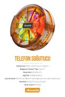 Azeada AZ-X01 Universal  Soğutma Fanı Turuncu - 10